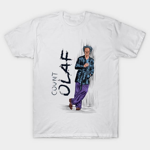 count olaf T-Shirt by ozencmelih